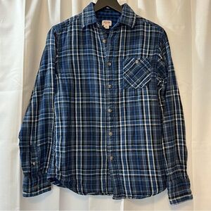Black & Blue Double Layered Flannel - Size Small